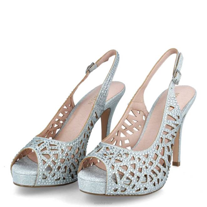 Menbur kvinnor silver vendaso högklackat 608J4096