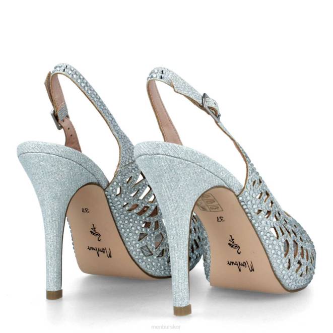Menbur kvinnor silver vendaso högklackat 608J4096