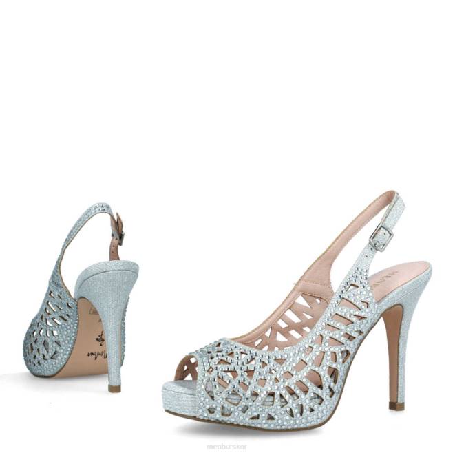 Menbur kvinnor silver vendaso högklackat 608J4096