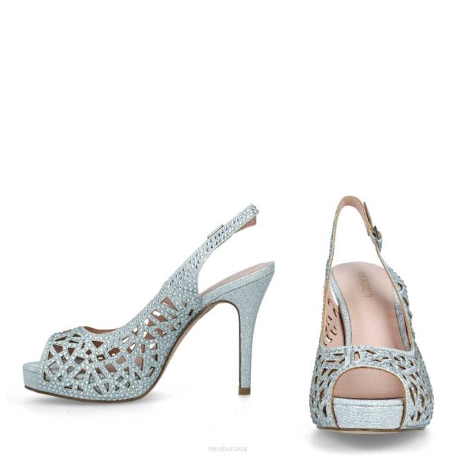 Menbur kvinnor silver vendaso högklackat 608J4096