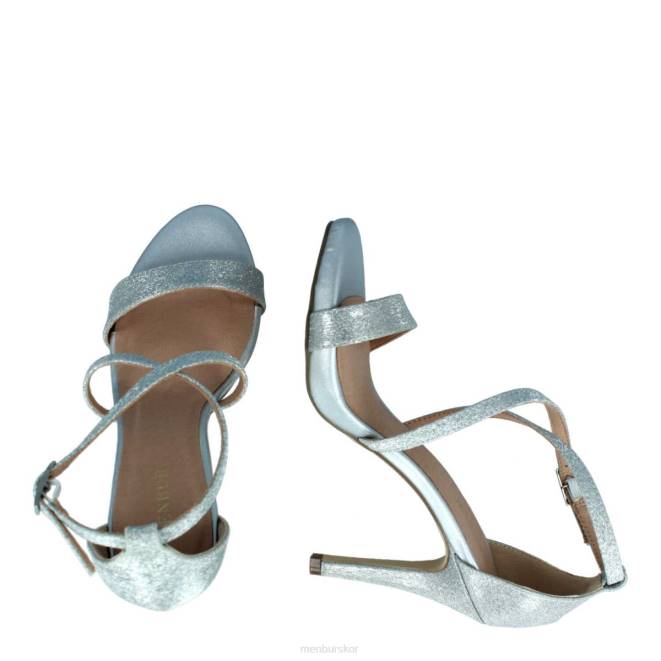 Menbur kvinnor silver vessalico högklackat 608J4031