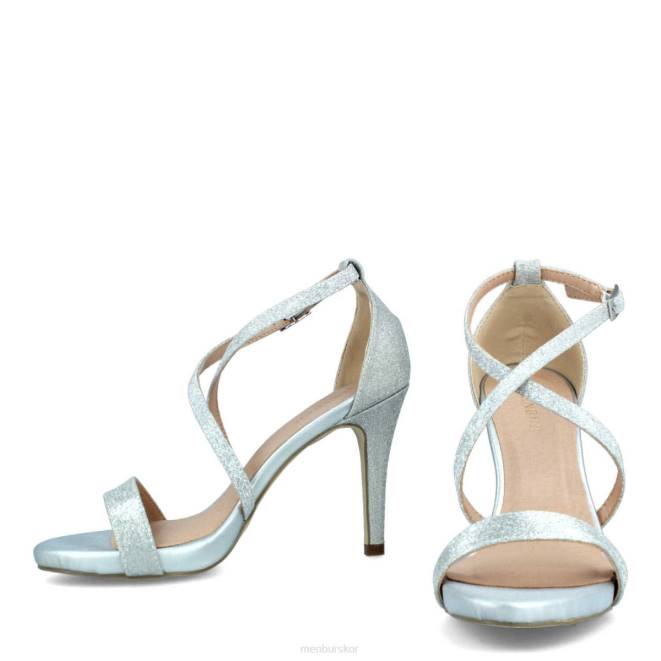 Menbur kvinnor silver vessalico högklackat 608J4031