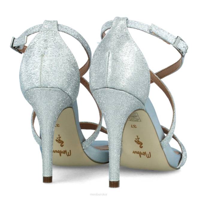 Menbur kvinnor silver vessalico högklackat 608J4031