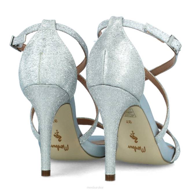 Menbur kvinnor silver vessalico högklackat 608J4031