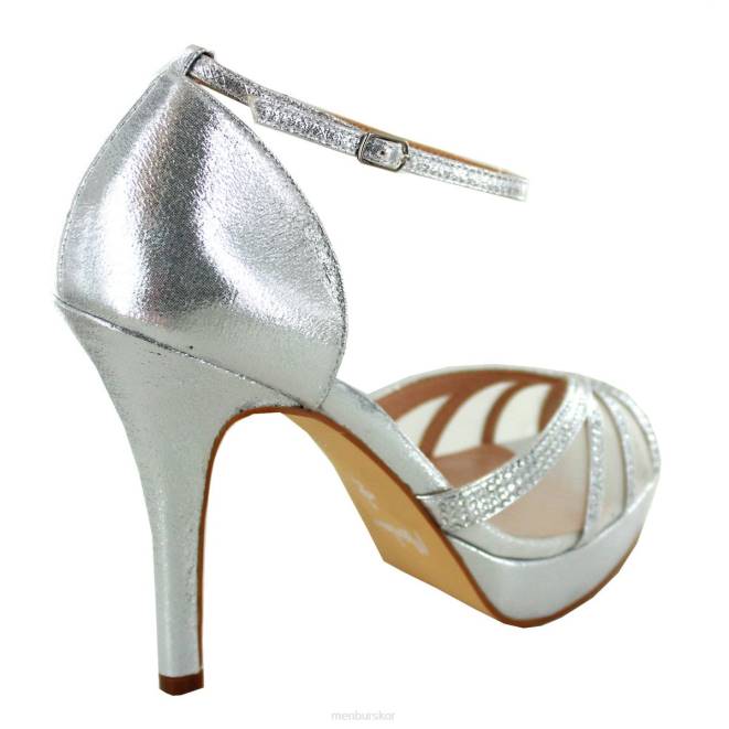 Menbur kvinnor silver viana högklackat 608J4489