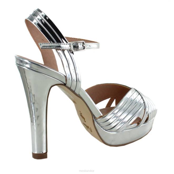 Menbur kvinnor silver villasor högklackat 608J1078