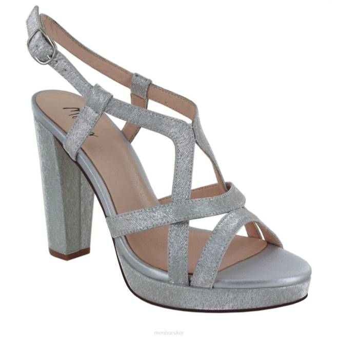 Menbur kvinnor silver vinci högklackat 608J4432