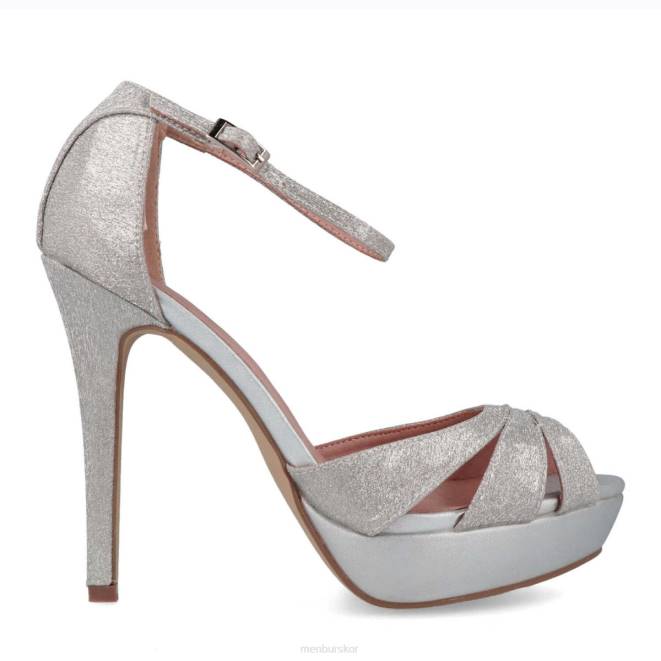 Menbur kvinnor silver volania högklackat 608J917