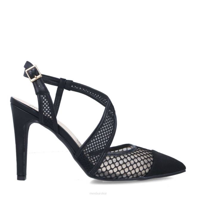 Menbur kvinnor svart Asien högklackat 608J1511