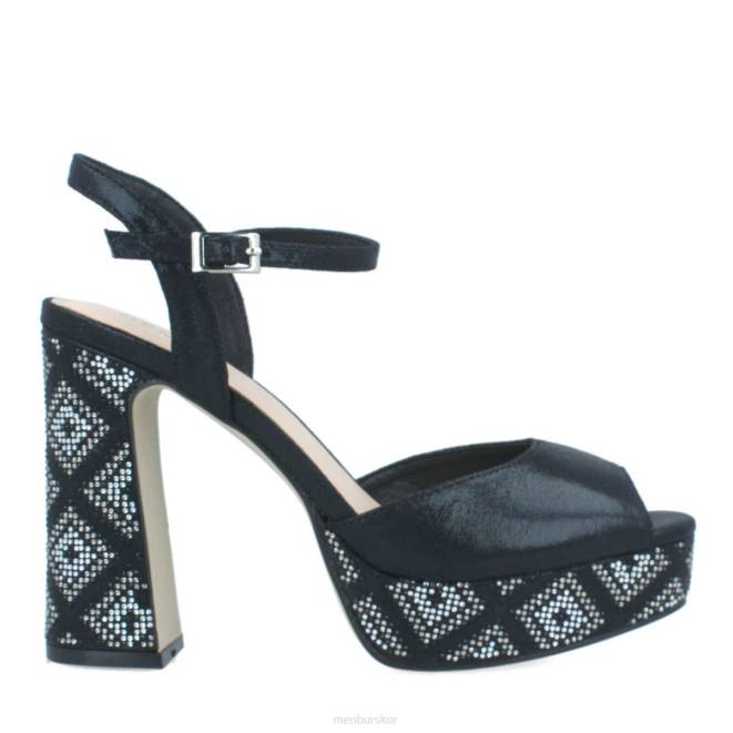 Menbur kvinnor svart albaredo högklackat 608J870