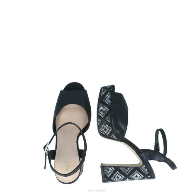 Menbur kvinnor svart albaredo högklackat 608J870