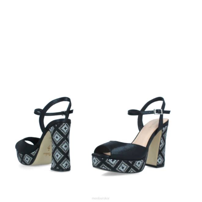 Menbur kvinnor svart albaredo högklackat 608J870