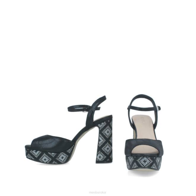 Menbur kvinnor svart albaredo högklackat 608J870