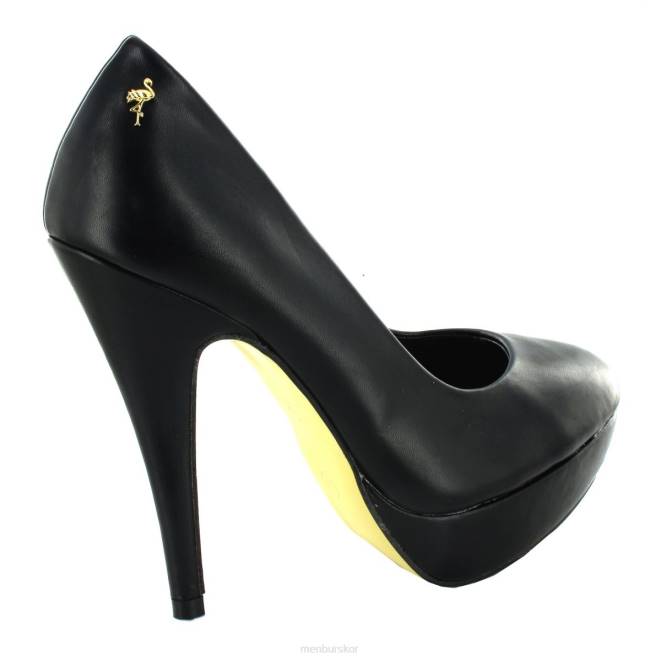 Menbur kvinnor svart almendral högklackat 608J4233