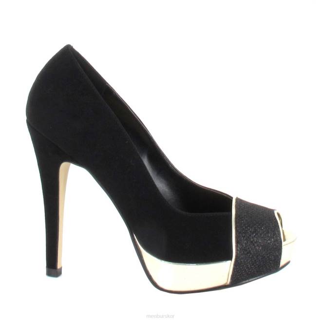 Menbur kvinnor svart ampere högklackat 608J1128