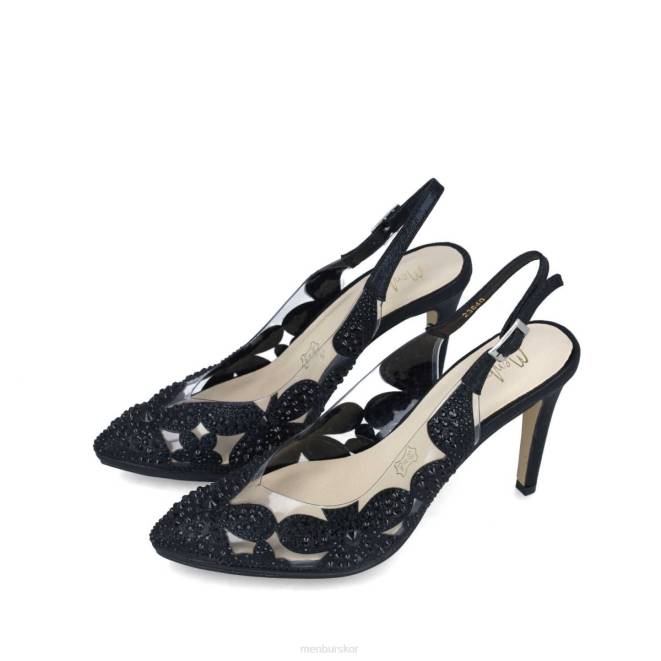 Menbur kvinnor svart antlia högklackat 608J3721