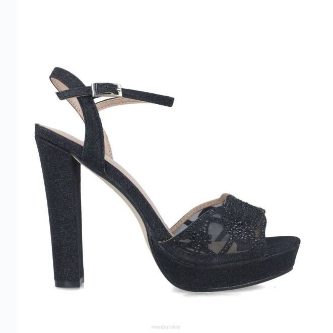 Menbur kvinnor svart apus högklackat 608J756