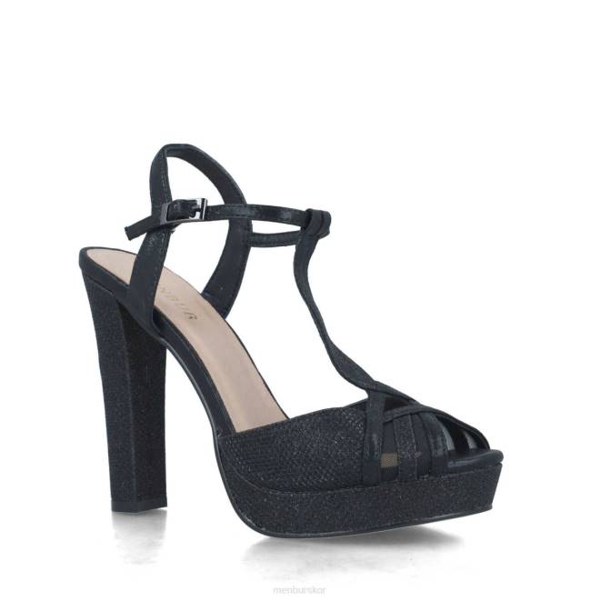Menbur kvinnor svart arvales högklackat 608J5089