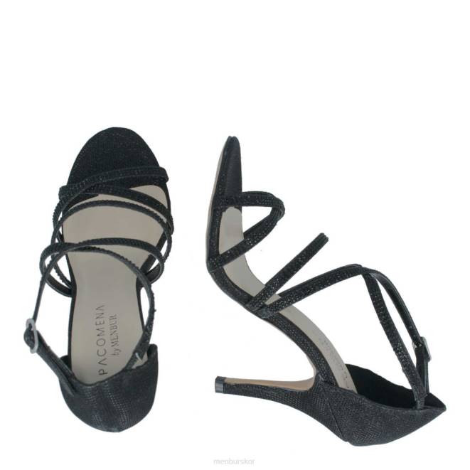 Menbur kvinnor svart astrantia högklackat 608J926