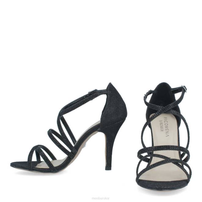 Menbur kvinnor svart astrantia högklackat 608J926