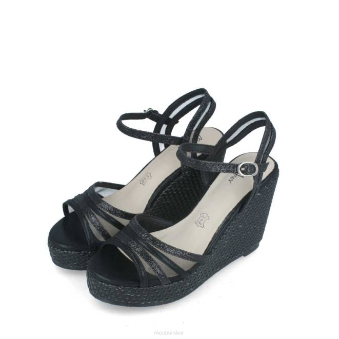 Menbur kvinnor svart bacemi högklackat 608J881