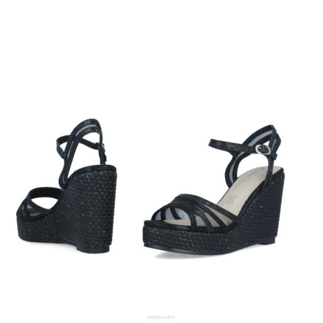 Menbur kvinnor svart bacemi högklackat 608J881