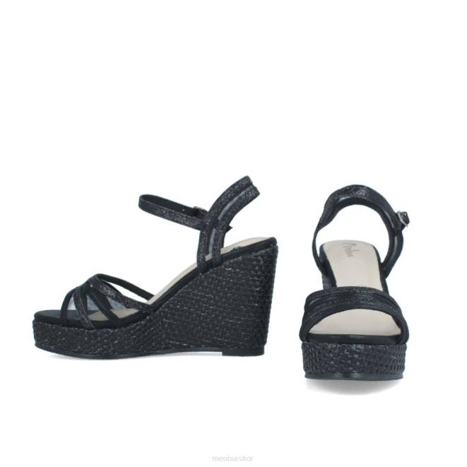Menbur kvinnor svart bacemi högklackat 608J881
