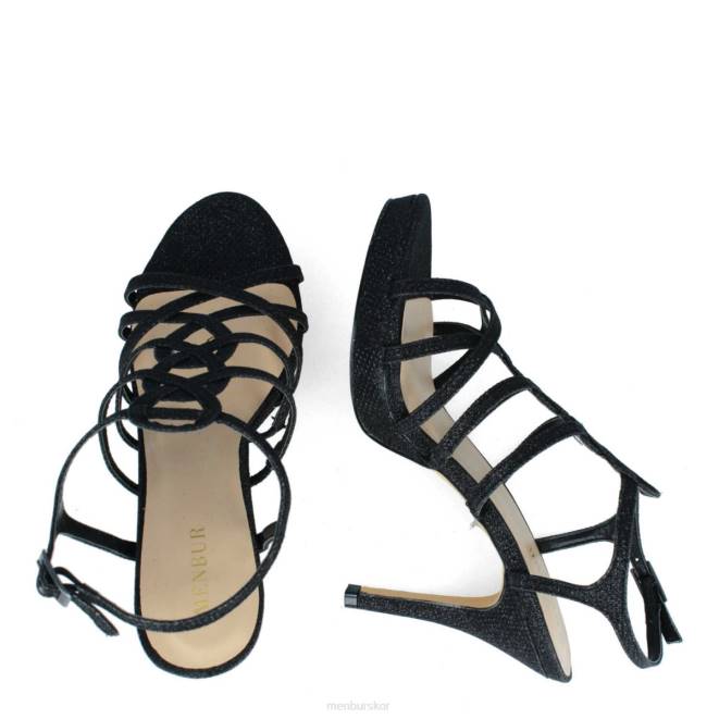 Menbur kvinnor svart begonia högklackat 608J928