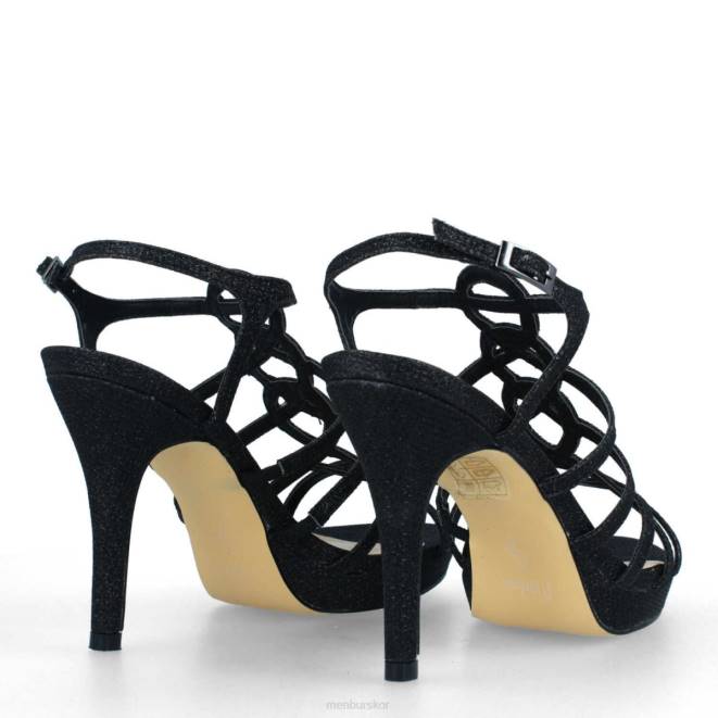 Menbur kvinnor svart begonia högklackat 608J928