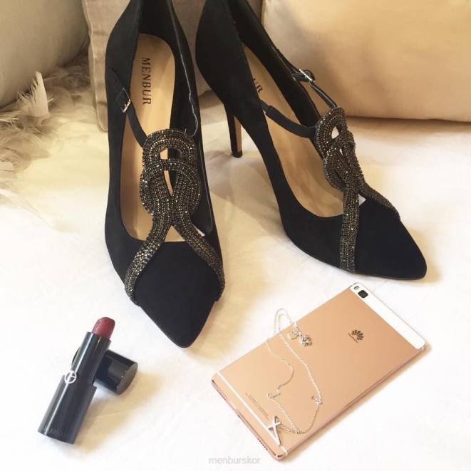 Menbur kvinnor svart benacazon högklackat 608J4721