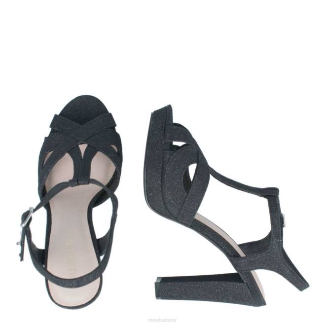 Menbur kvinnor svart bevadoro högklackat 608J918