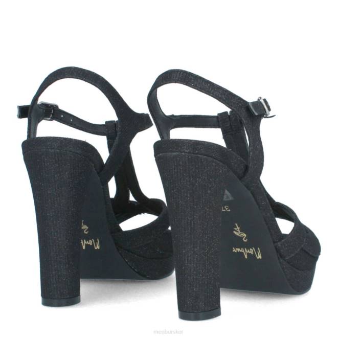 Menbur kvinnor svart bevadoro högklackat 608J918