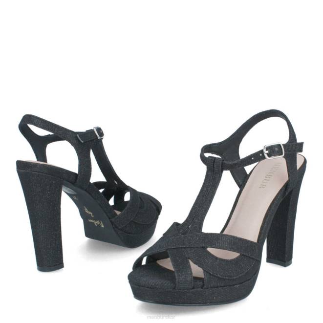 Menbur kvinnor svart bevadoro högklackat 608J918