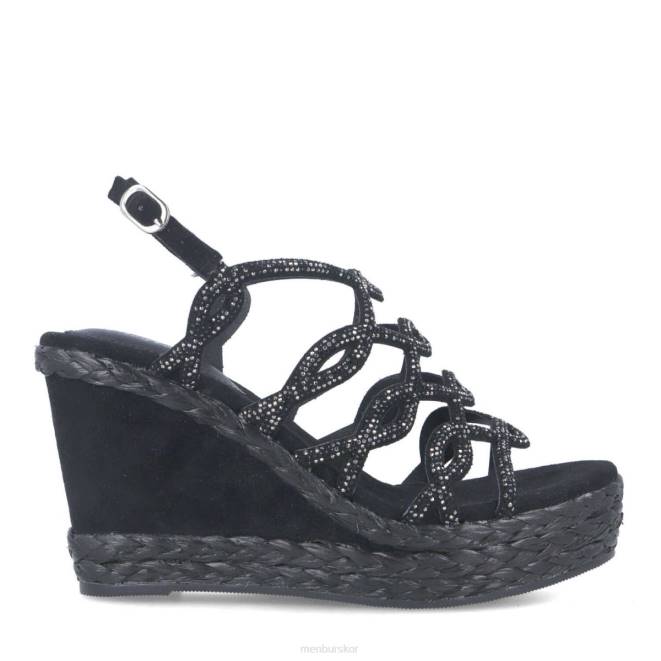 Menbur kvinnor svart biante högklackat 608J4007