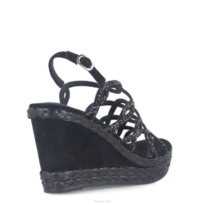 Menbur kvinnor svart biante högklackat 608J4007