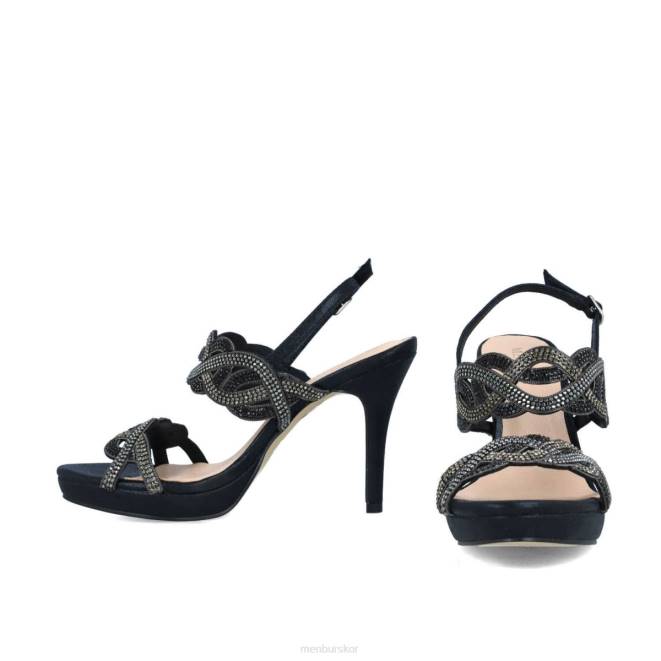 Menbur kvinnor svart brusasco högklackat 608J4816