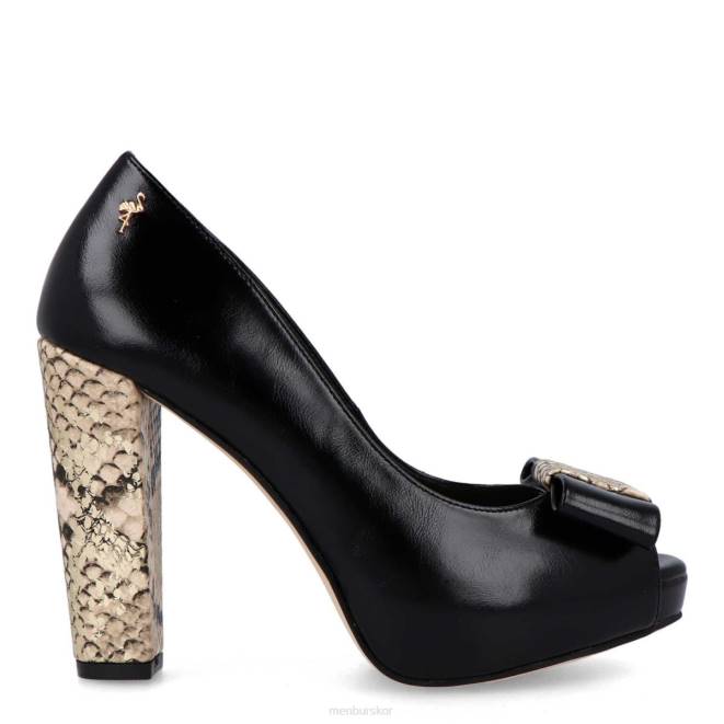 Menbur kvinnor svart camerina högklackat 608J1474