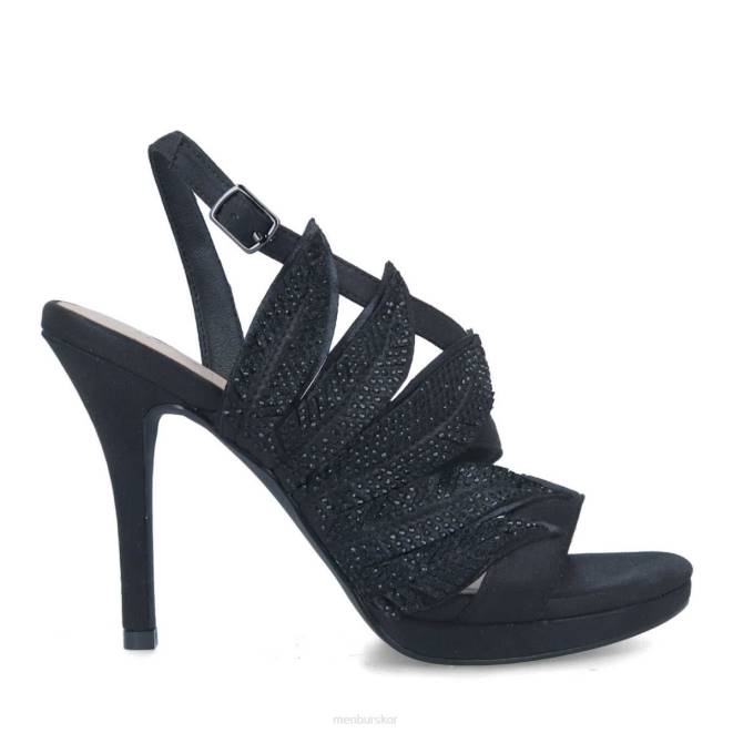 Menbur kvinnor svart campello högklackat 608J1457
