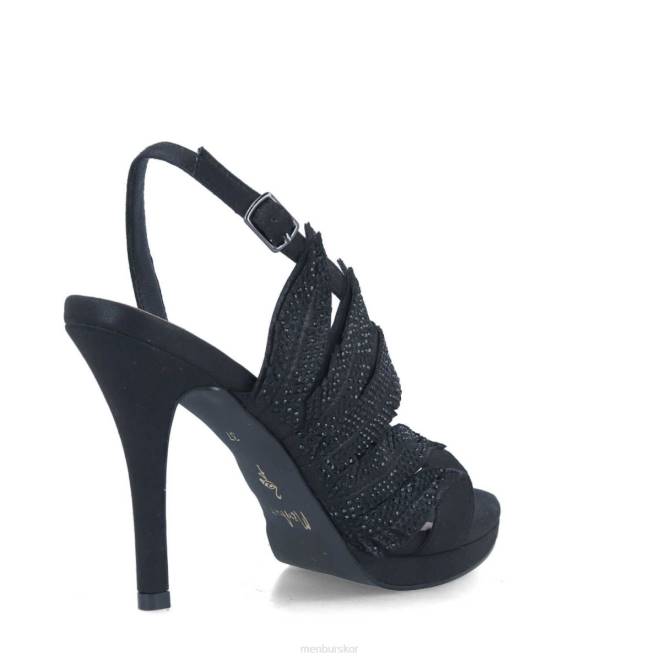 Menbur kvinnor svart campello högklackat 608J1457