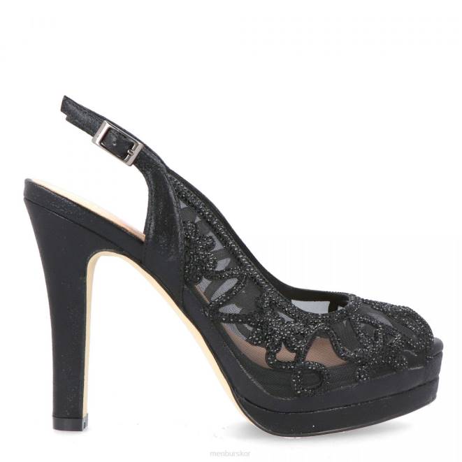 Menbur kvinnor svart cantalupo högklackat 608J5315