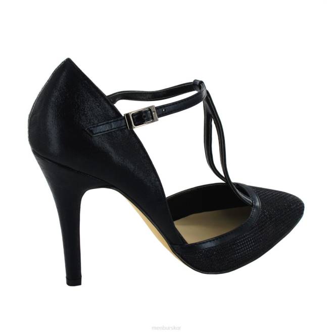 Menbur kvinnor svart canuelo högklackat 608J1170