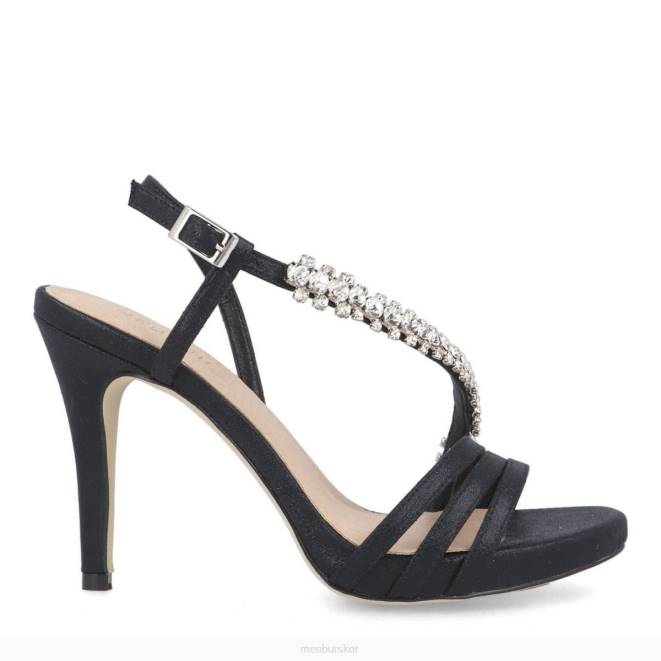 Menbur kvinnor svart capro högklackat 608J5324