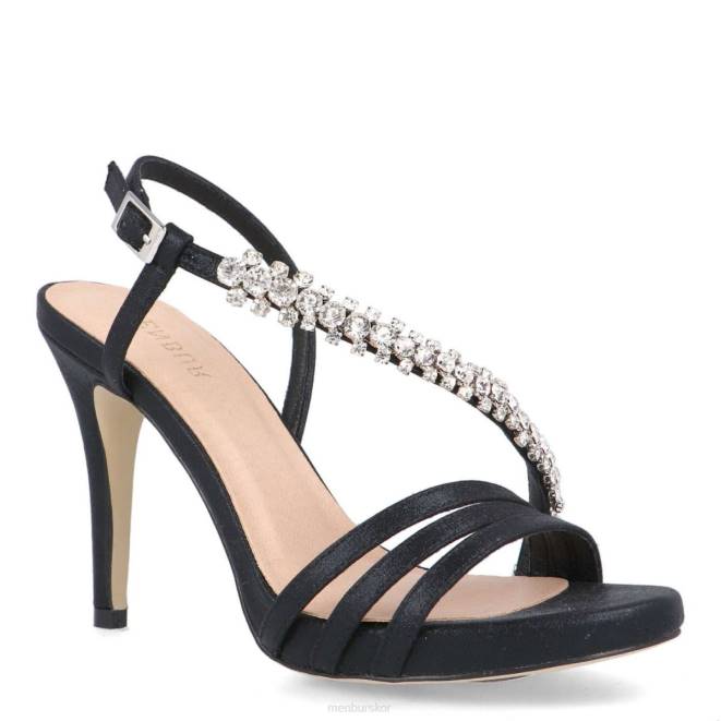 Menbur kvinnor svart capro högklackat 608J5324