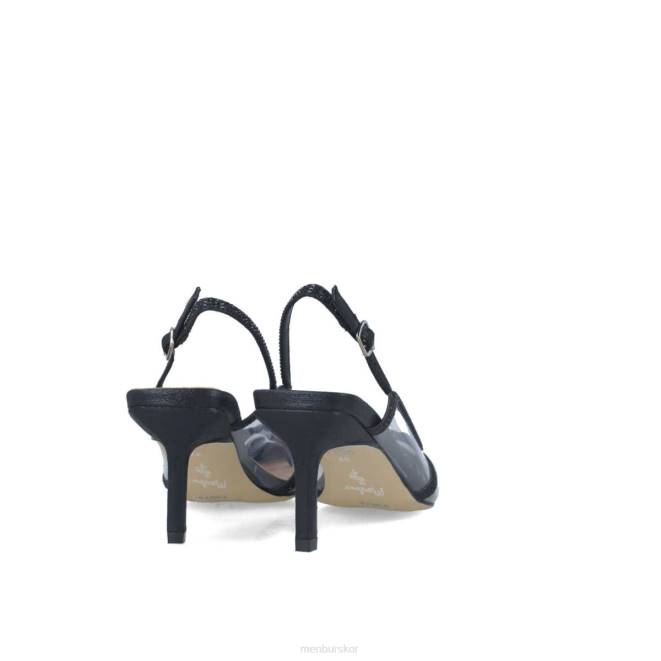 Menbur kvinnor svart carina högklackat 608J3746