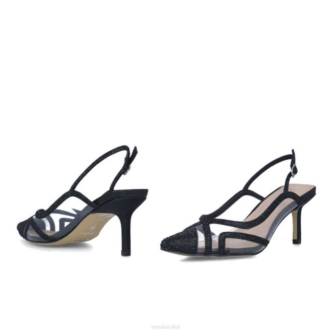Menbur kvinnor svart carina högklackat 608J3746