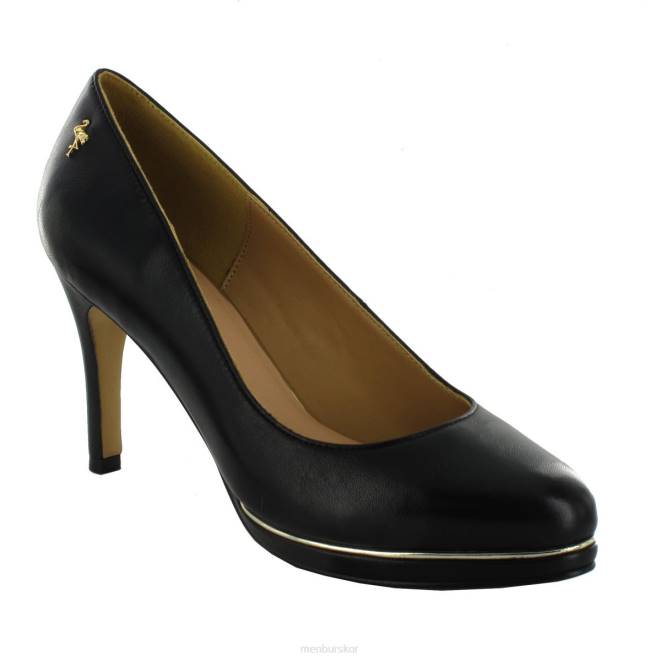 Menbur kvinnor svart chiese högklackat 608J4549