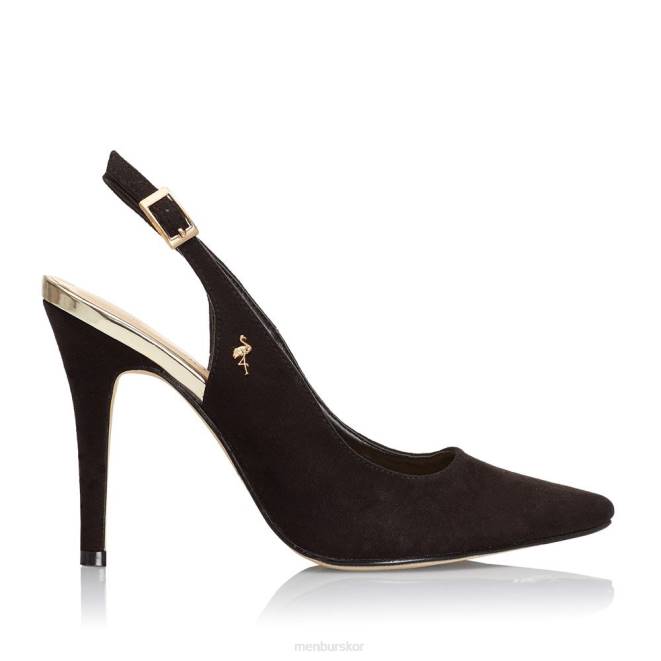 Menbur kvinnor svart cleome högklackat 608J4214