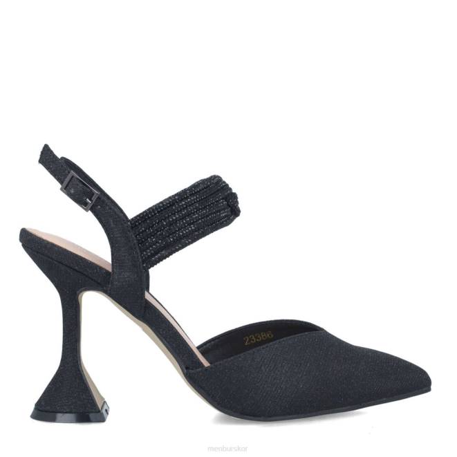 Menbur kvinnor svart cuarzo högklackat 608J758