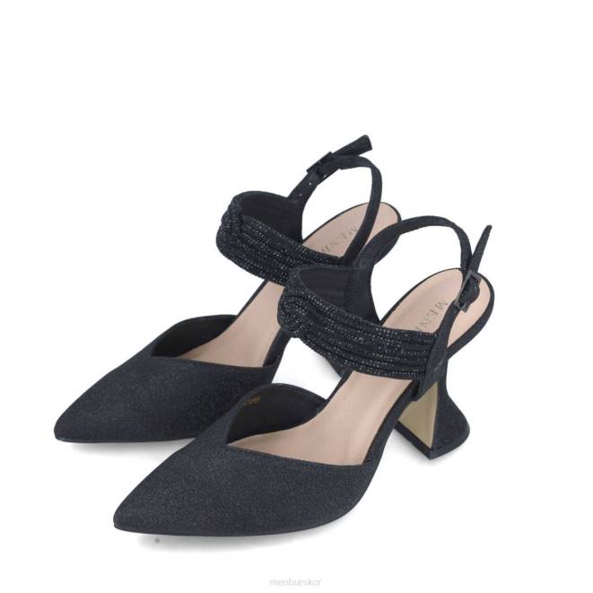 Menbur kvinnor svart cuarzo högklackat 608J758