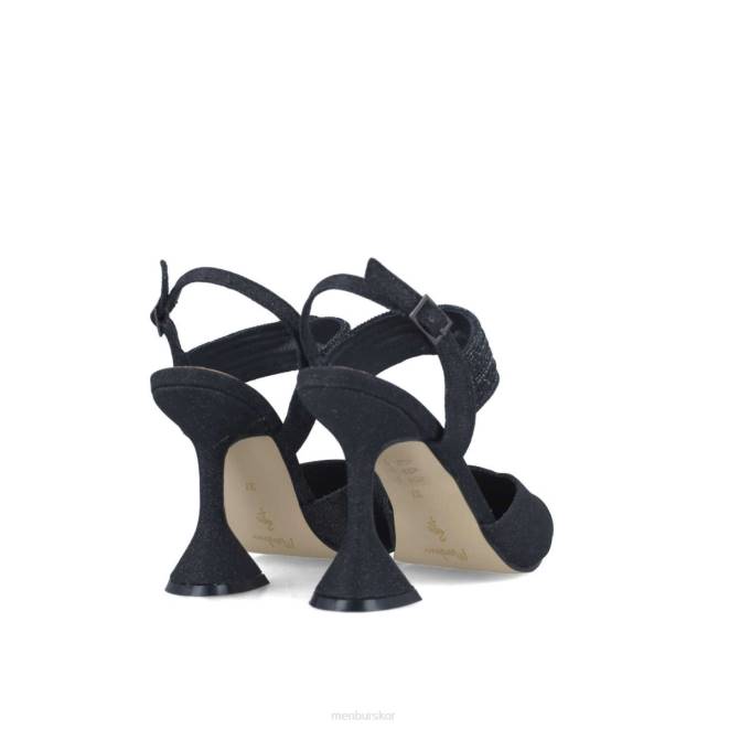 Menbur kvinnor svart cuarzo högklackat 608J758